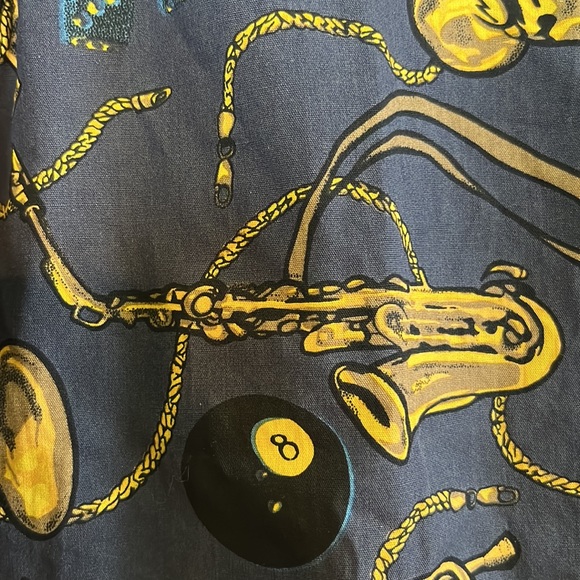 New Mens Stussy Brass Shirt in Navy !! Too Cool For Most of You!!! Lol! Fun !!! - Picture 3 of 11